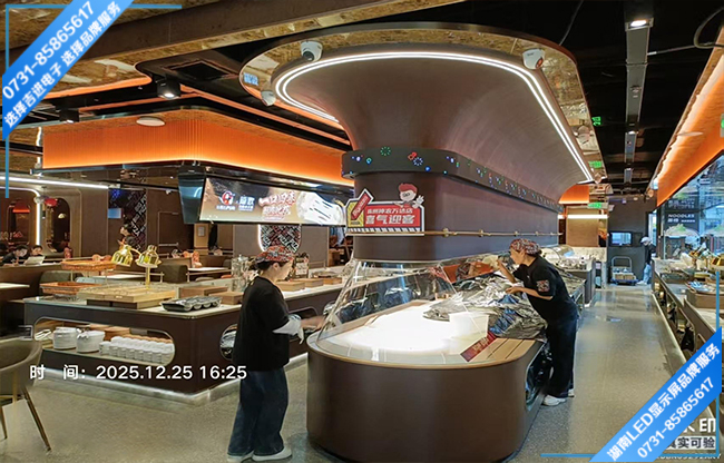 株洲天元區(qū)萬達(dá)廣場(chǎng)商用曲面硅膠軟模型LED顯示屏